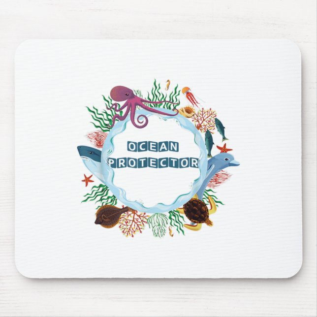 Environmental Protection Nature Conservation, Ocea Mouse Mat (Front)