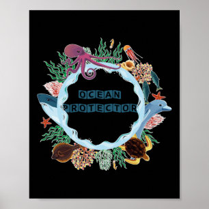 Environmental Protection Nature Conservation, Ocea Poster