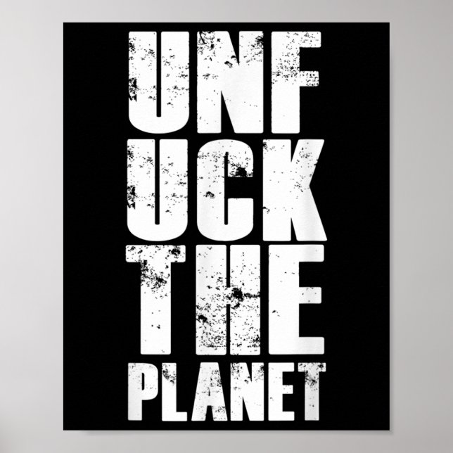 Environmental Protection Nature Planet Environment Poster (Front)