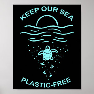 Environmental Protection Plastic Free Swea Poster
