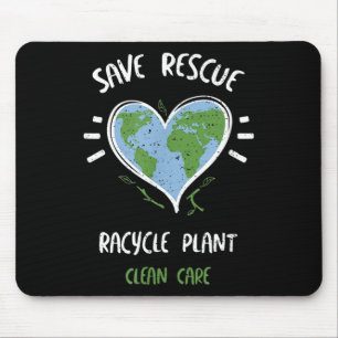 Environmental Protection_ Save Rescue Racycle P... Mouse Mat