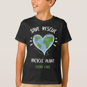 Environmental Protection_ Save Rescue Racycle P... T-Shirt