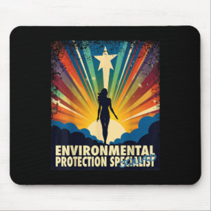 Environmental Protection Specialist Funny Female H Mouse Mat