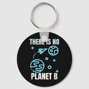 Environmental Protection There Is No Planet B Key Ring