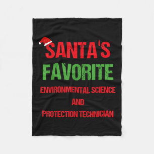 Environmental Science And Protection Technician Ch Fleece Blanket