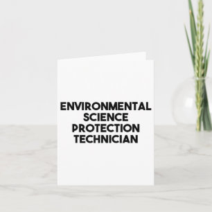 Environmental Science Protection Technician _1 Card