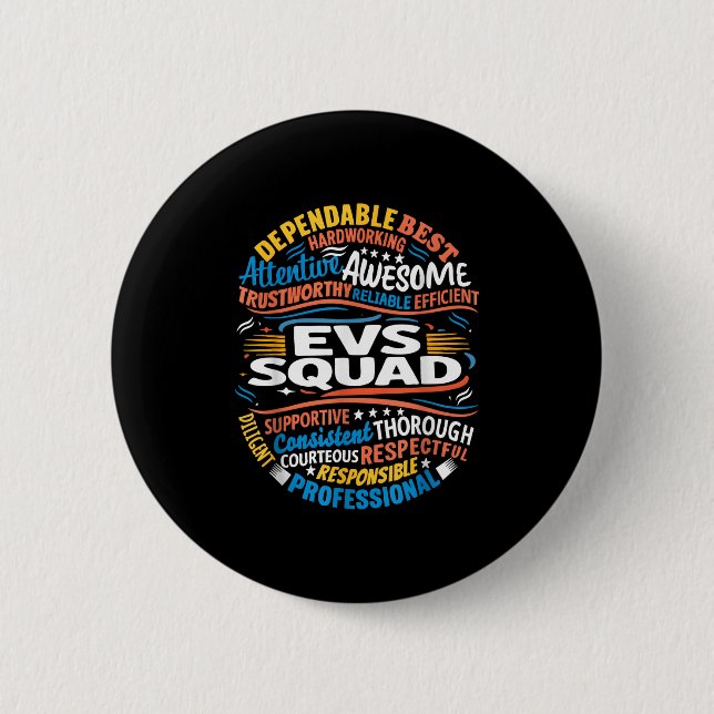 Environmental Services Squad Week Appreciation Fun 6 Cm Round Badge (Front)