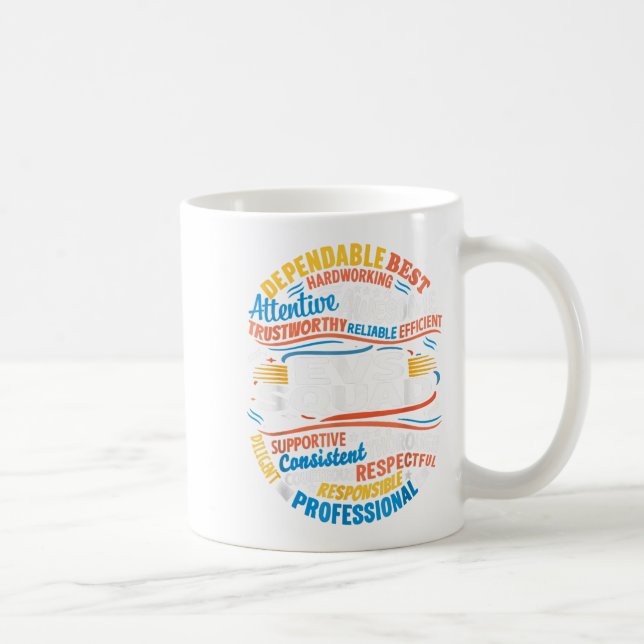 Environmental Services Squad Week Appreciation Fun Coffee Mug (Right)