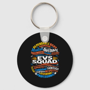 Environmental Services Squad Week Appreciation Fun Key Ring