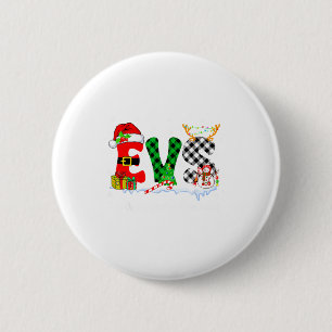 Environmental Specialist Christmas Lights Red Plai 6 Cm Round Badge