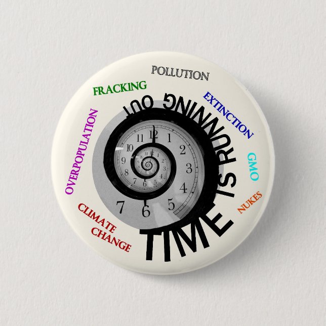 Environmentalism 6 Cm Round Badge (Front)