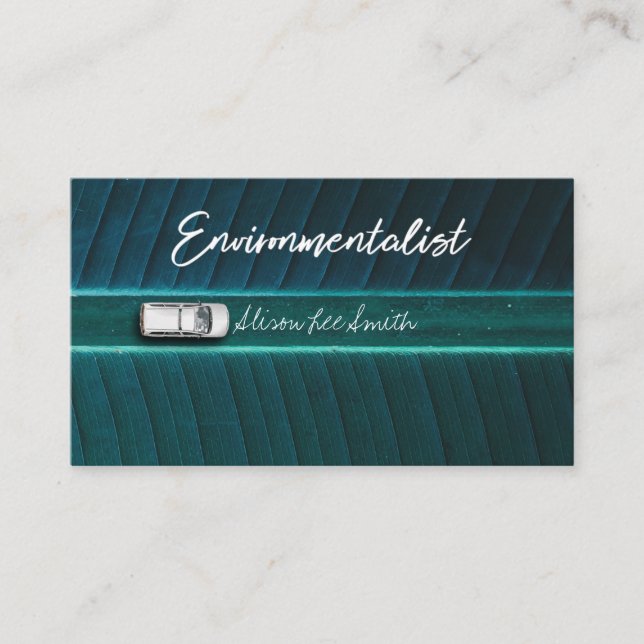 Environmentalist Business Card (Front)