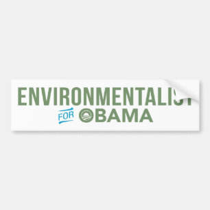 Environmentalist For Barack Obama Bumper Sticker