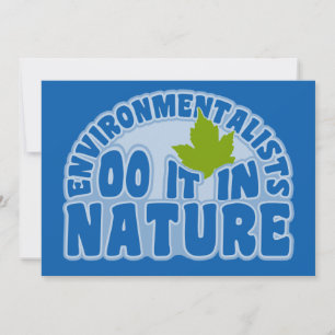 Environmentalists invitation, customise invitation