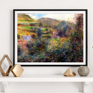 Environs of Berneval, Auguste Renoir Poster