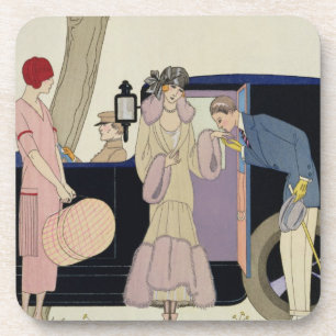 Envy, 1914 (pochoir print) coaster