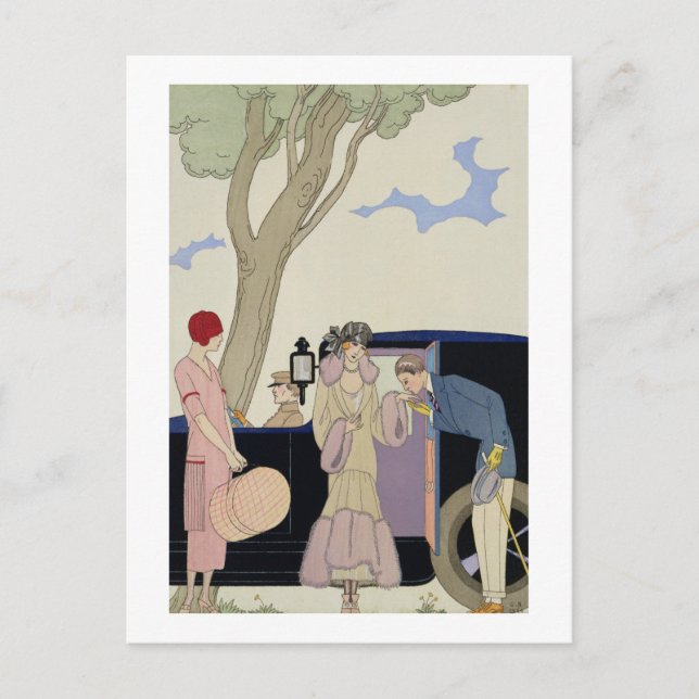 Envy, 1914 (pochoir print) postcard (Front)