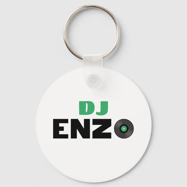 Enzo DJ Key Ring (Front)