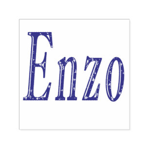Enzo, Name Logo, Self-inking Stamp