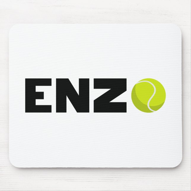 Enzo Tennis Mouse Mat (Front)
