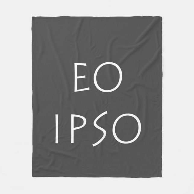 Eo Ipso Fleece Blanket (Front)