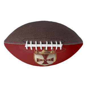 EOC RED RayEl Crest design American Football