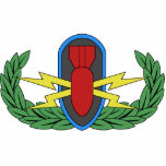 EOD Basic Badge Photo Sculpture<br><div class="desc">This design features the Basic EOD Badge. Show off your EOD pride with this photo sculpture!</div>