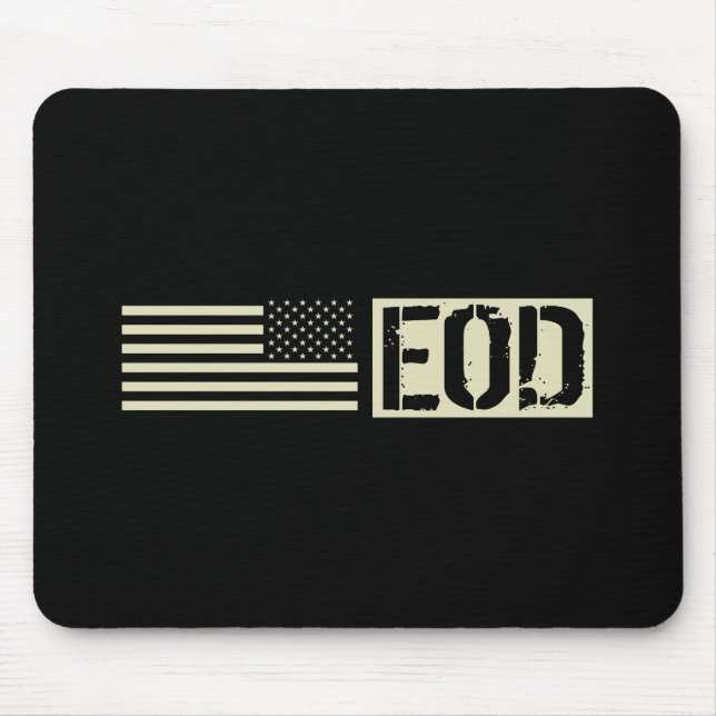 EOD - Black Flag Mouse Mat (Front)