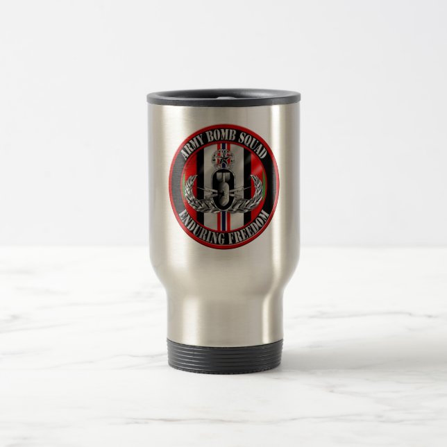 EOD Bomb Squad 89D OEF Travel Mug (Center)