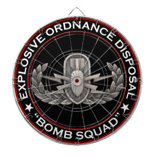 EOD "Bomb Squad" Dartboard