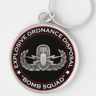 EOD "Bomb Squad" Key Ring