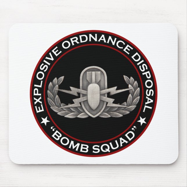 EOD "Bomb Squad" Mouse Mat (Front)