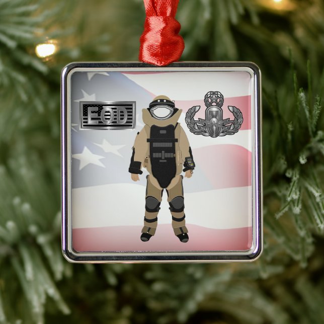 EOD Bomb Suit Metal Tree Decoration (Tree)