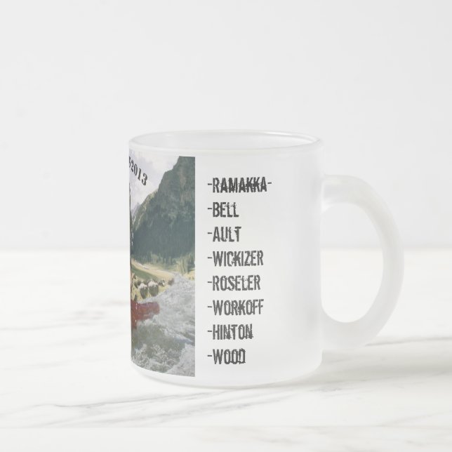 EOD Camp Manas 2013 Frosted Glass Coffee Mug (Right)