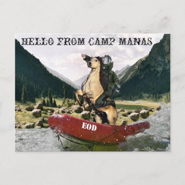 EOD Camp Manas Postcard (Front)