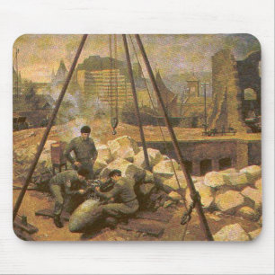 EOD Digging for Bomb Mouse Mat