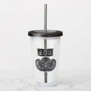EOD Explosive Ordnance Disposal Acrylic Tumbler