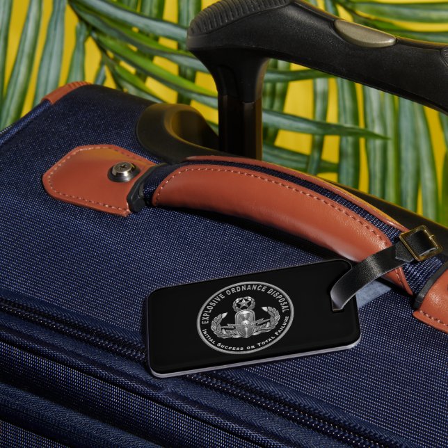 EOD Explosive Ordnance Disposal Luggage Tag (Back Insitu 1)