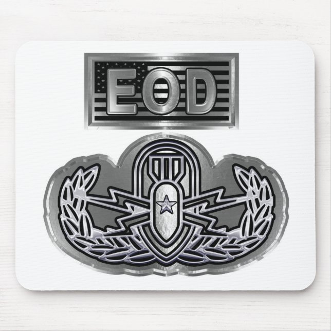 EOD Explosive Ordnance Disposal  Mouse Mat (Front)