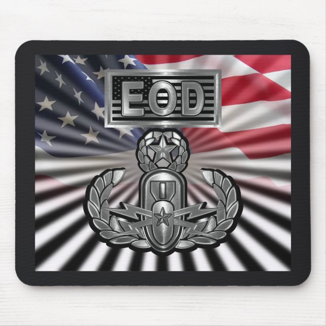 EOD Explosive Ordnance Disposal  Mouse Mat (Front)
