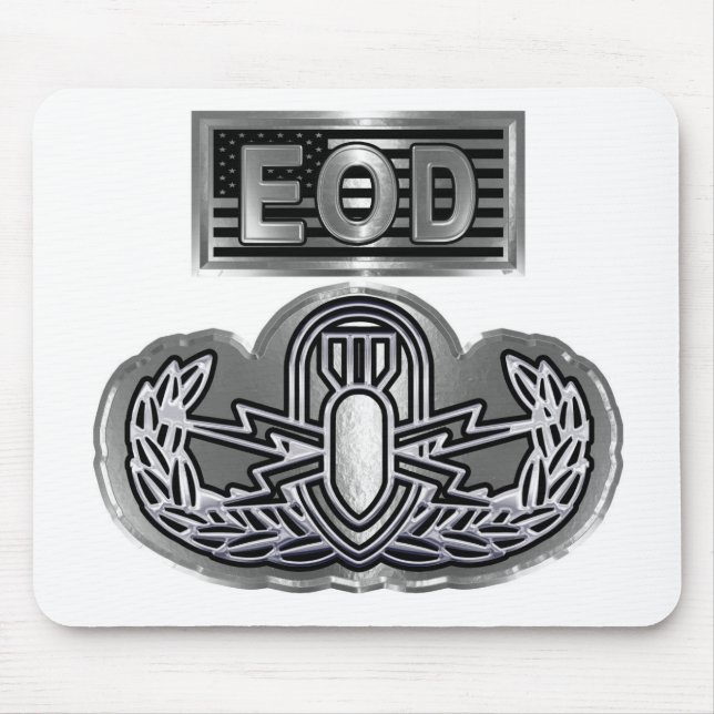EOD Explosive Ordnance Disposal  Mouse Mat (Front)