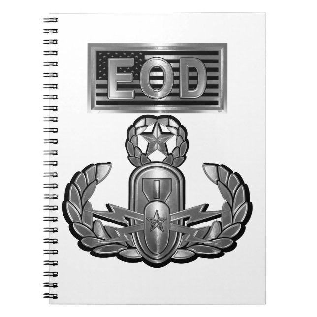 EOD Explosive Ordnance Disposal Notebook (Front)
