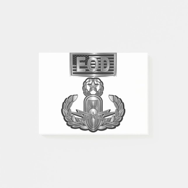 EOD Explosive Ordnance Disposal Post-it Notes (Front)