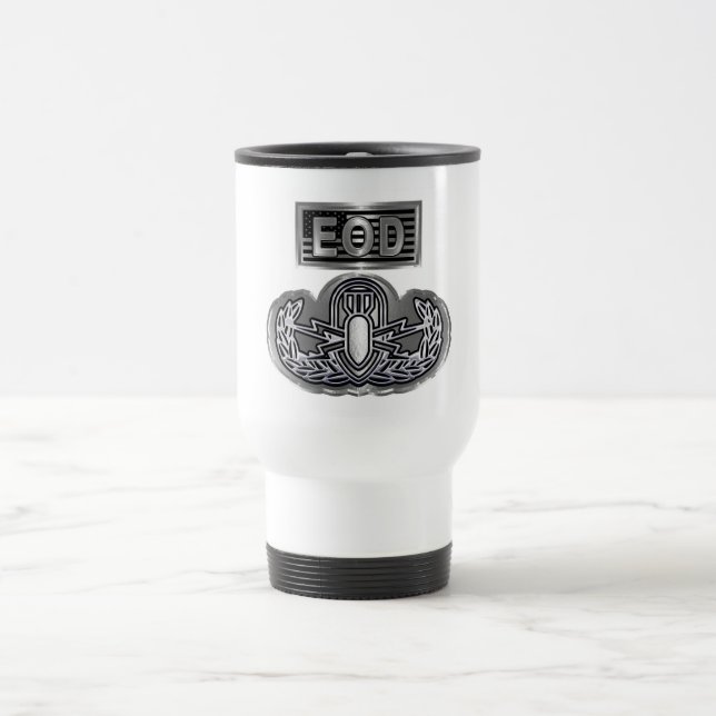 EOD Explosive Ordnance Disposal  Travel Mug (Center)