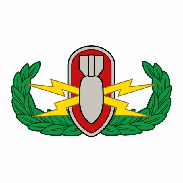 EOD in colour Standing Photo Sculpture (Front)