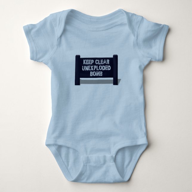 EOD Keep Clear Baby Bodysuit (Front)