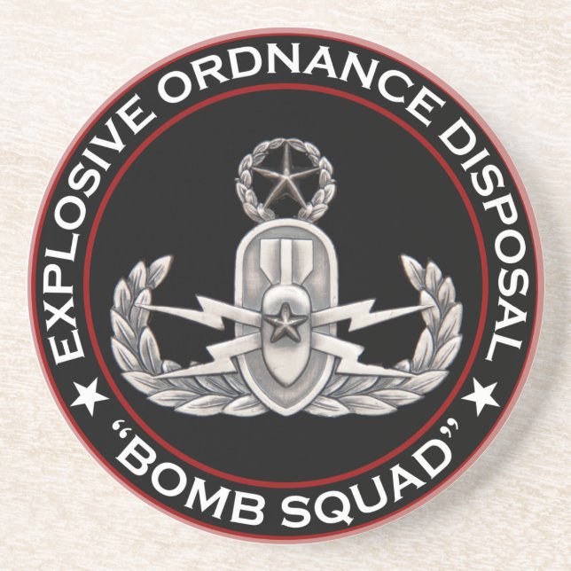 EOD Master "Bomb Squad" Coaster (Front)