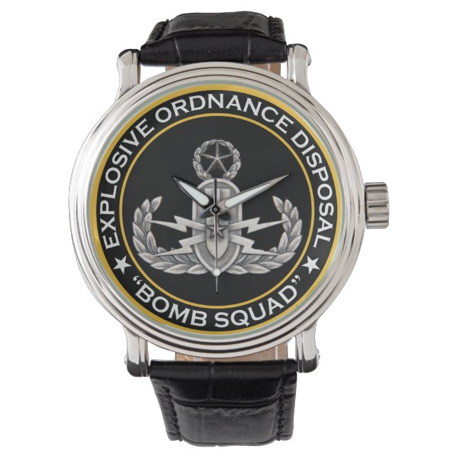 EOD Master Bomb Squad Watch (Front)