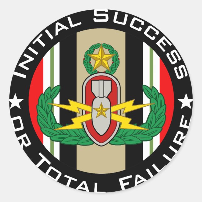 EOD Master in colour OIF ISoTF Classic Round Sticker (Front)