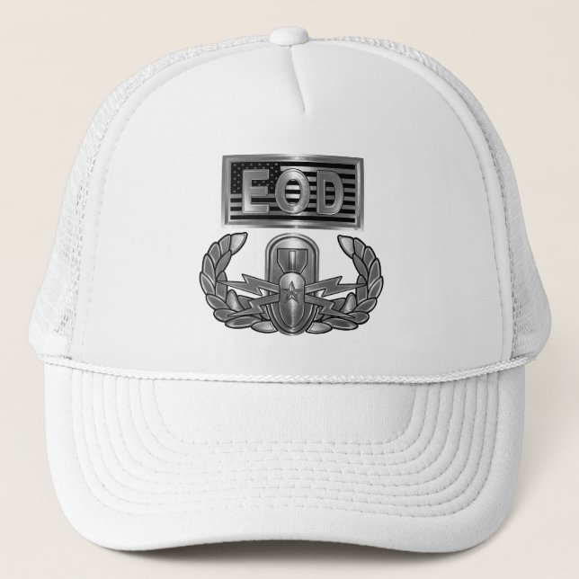 EOD Senior Badge  Trucker Hat (Front)